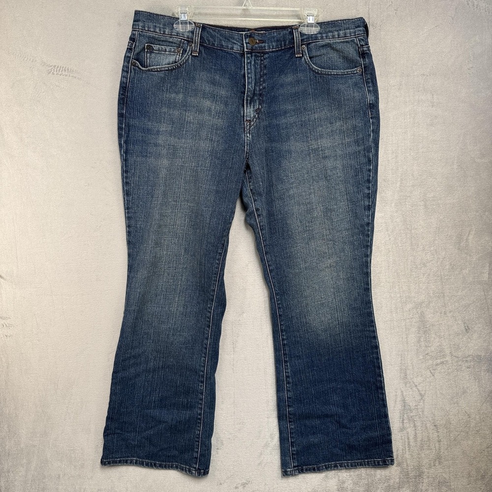 Levis 515 Jeans Womens 16S Blue Medium Wash Bootcut Classic Fit Stretch Denim